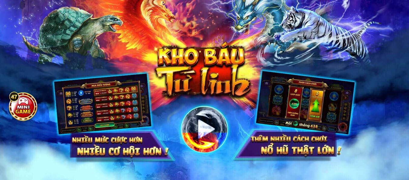 Mẹo chơi Kho báu tứ linh dễ trúng jackpot